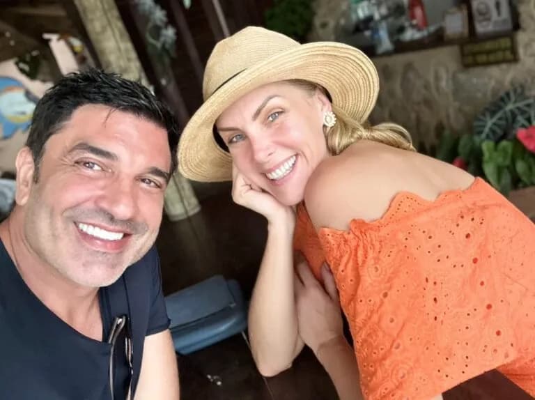 Ana Hickmann volta ao trabalho e atualiza estado de Edu Guedes