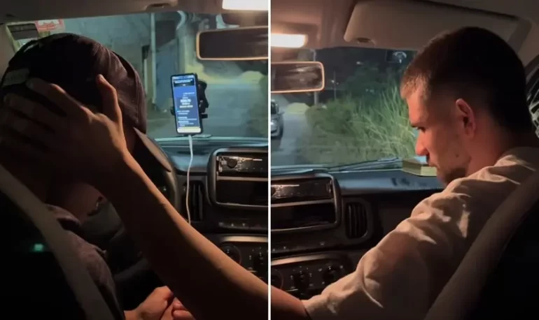 Motorista de aplicativo com problema de audição é curado após oração de passageiro